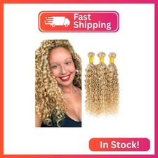 P27/613 Blonde Bundles Human Hair Water Wave Bundles Human Hair 30 32 34 Inch Se