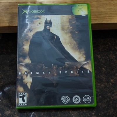  XBOX VIDEO GAME BATMAN BEGINS COMPLETE W CASE & MANUAL COMPLETE