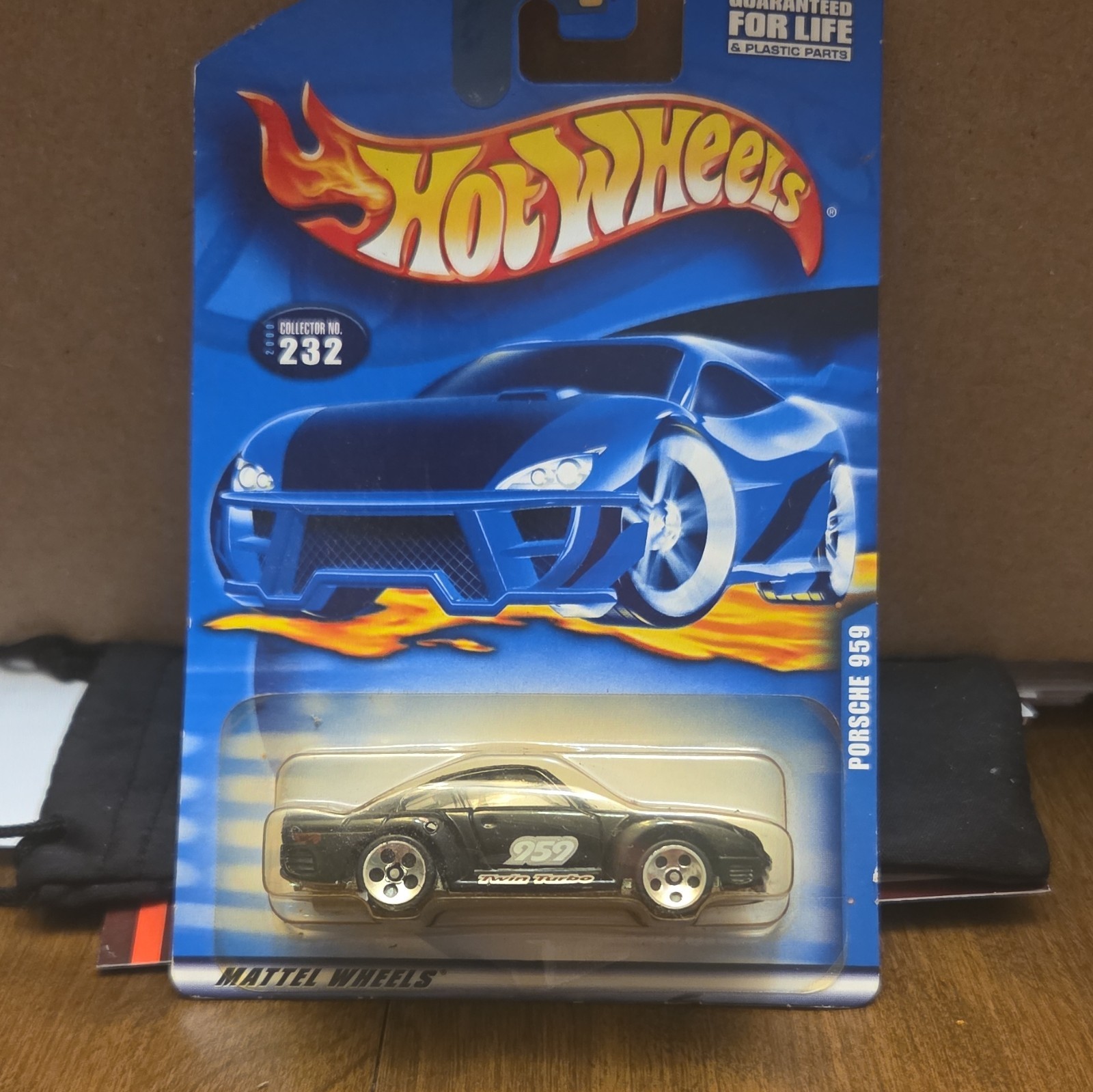 Hot Wheels Collector No. 232 Porsche 959 2001 Black 1:64 Diecast Unopened