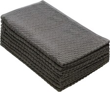 Kitchen Towels - Set of 8 Terry Towel - 100 Cotton Euro Caf Waffle ...