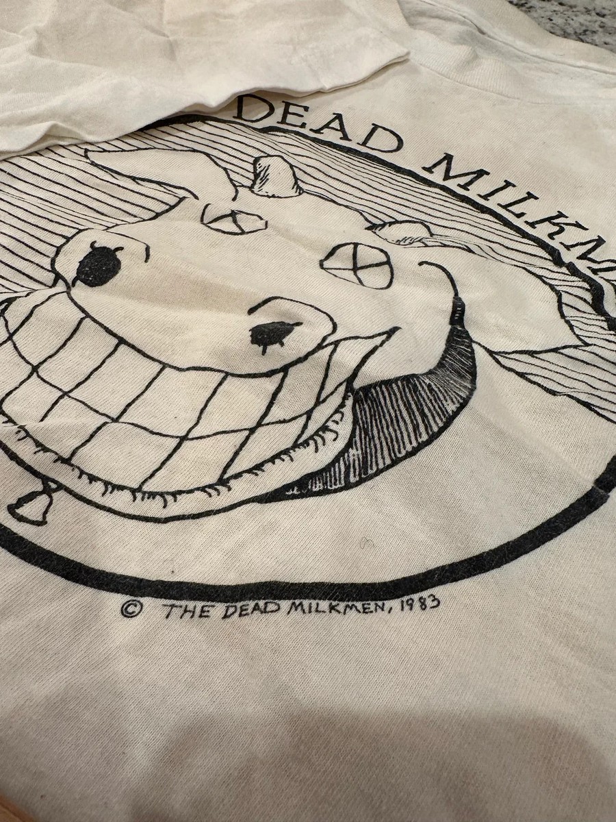 RARE Vintage (Mens Large) 1983 The Dead Milkmen Band Tee View 4