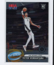 2023-24 NBA Hoops Premium Victor Wembanyama #3 RC Rookie Attack The Rim (CW)