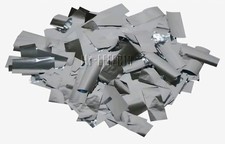 5 KG Silver Mylar Confetti &ndash; CO2 Cannon / DJ Stage Effects (Professional) 11 Lbs