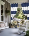 2 Tier Outdoor Nautical Theme Pannels With Tiebacks 54" X 84" — photo 2