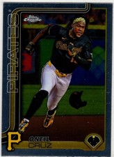 2025 Topps Chrome Baseball Oneil Cruz No. 252 Pittsburgh Pirates