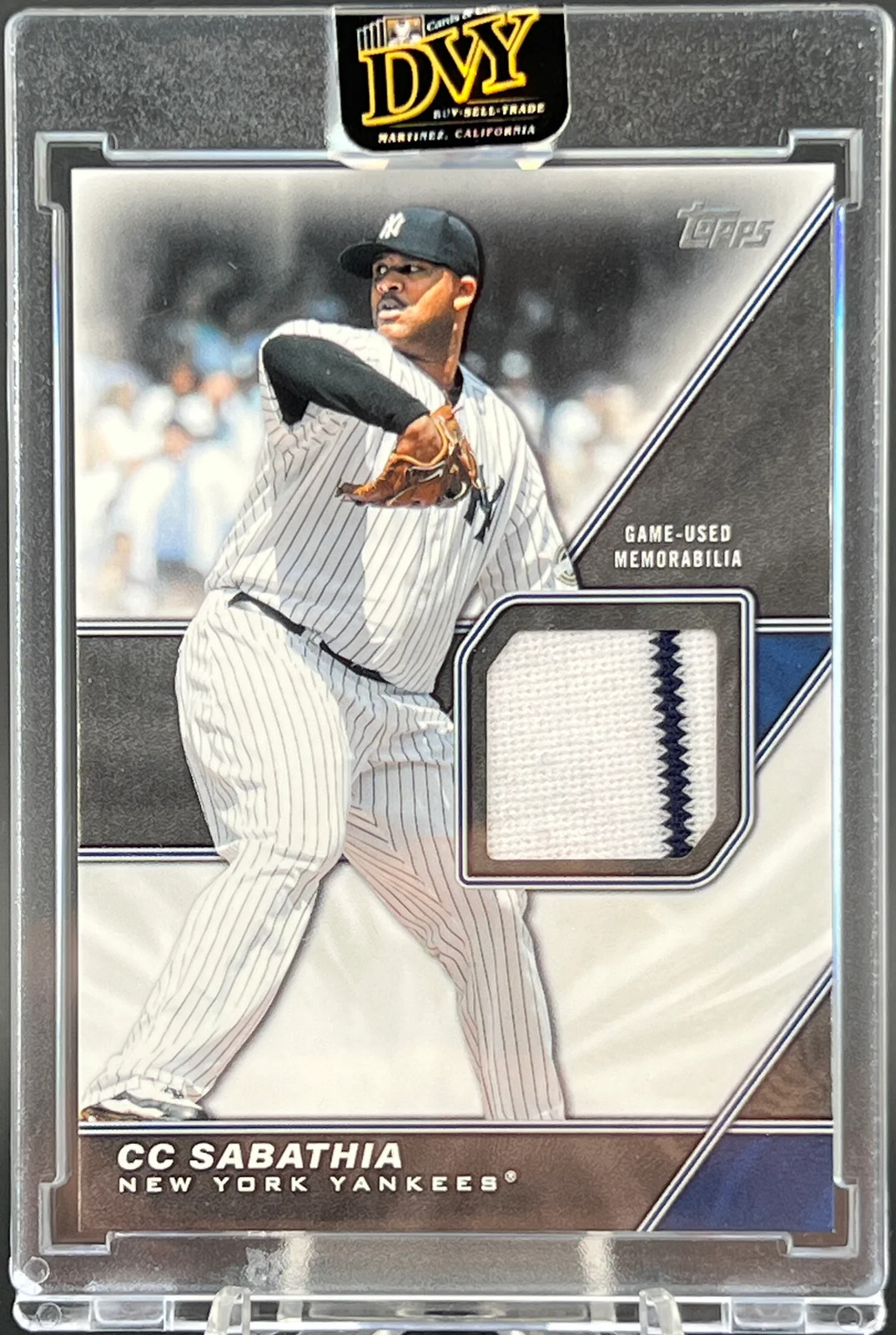 2026 Topps Baseball Mjr League Material CC Sabathia Relic Jersey Patch Game-Used