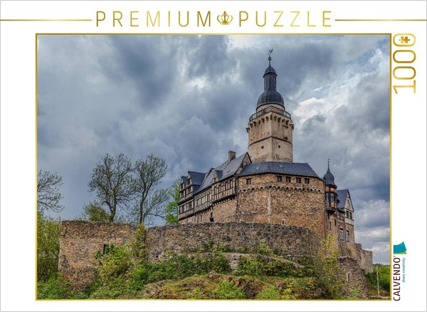 Calvendo Puzzle Falkenstein Castle | 1000 Pieces, Finished Size 25.2 × 18.9 In (-image