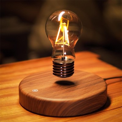 Levitating Bulb Lamp Magnetic Floating LED Light Desk Lamp Table lamp Night L...