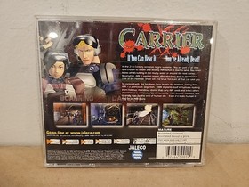 Carrier (Sega Dreamcast, 2000) Survival Horror Game Tested No Manual *Read*