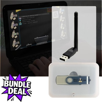 Linux 8-in-1 Multi-Boot USB OS Collection Set with Ubuntu, Fedora, Tails 32GB