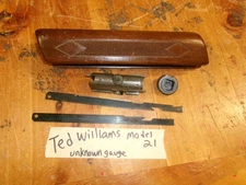 Ted Williams Model 21 forend/bolt/action bars etc., you get all parts shown