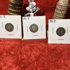 THREE ( 3 ) 1911 D BARBER DIMES