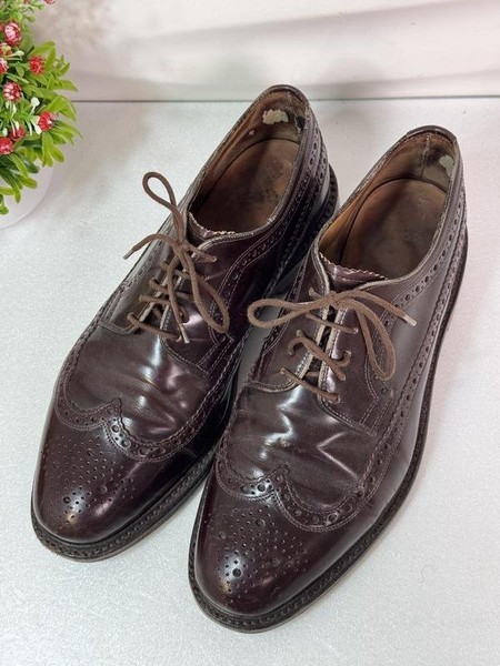 Men Goodyear Heels Brown Leather 42.5