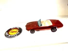 Vintage 1968 Hot Wheels Redline Custom Firebird Red Sweet 16 Hong Kong W Button