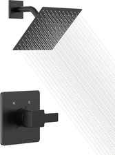 Delta 14 Series Shower Trim Kit Replacement, Matte Black, Handle  Head Set