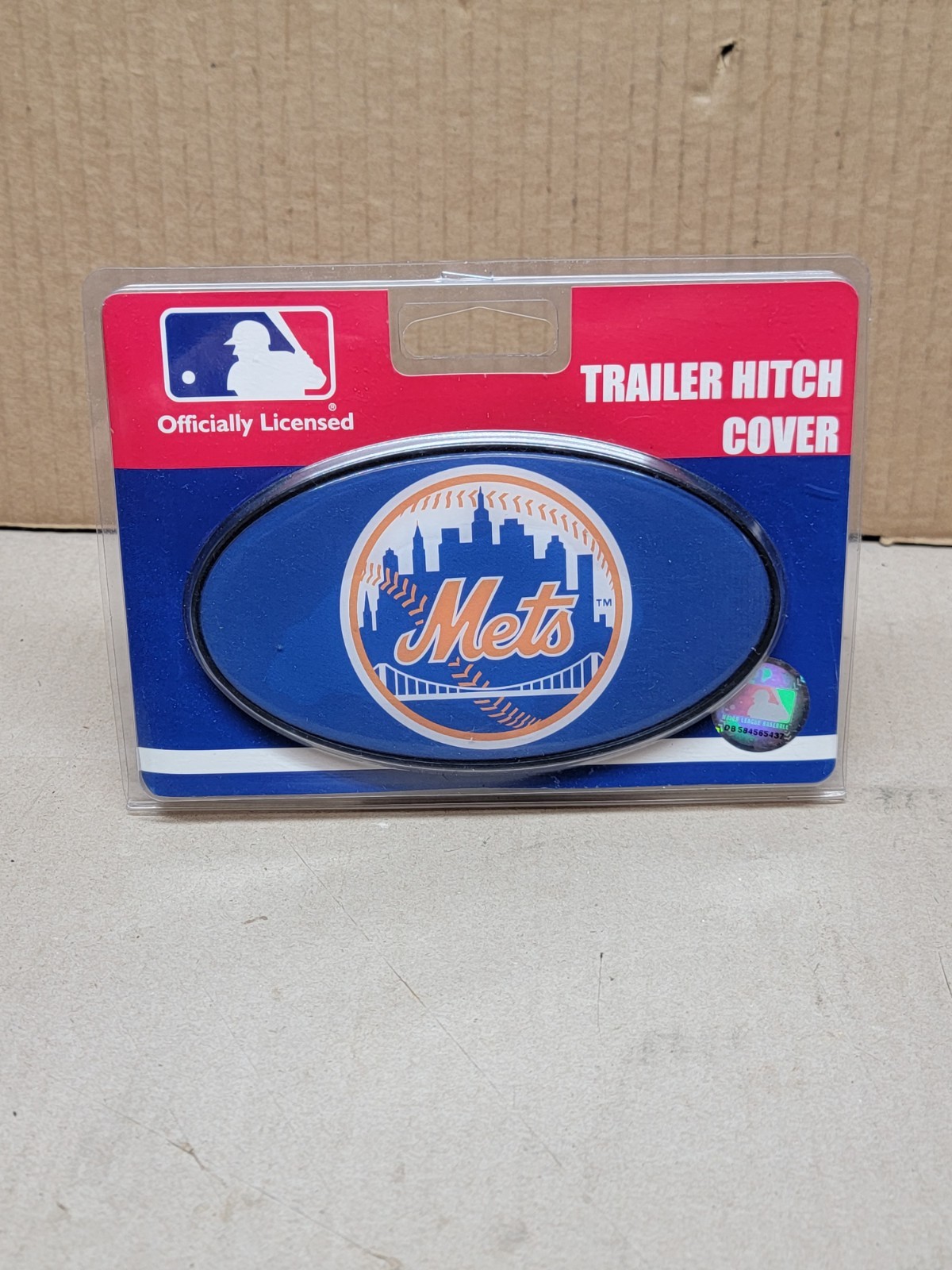 NOS New York Mets Trailer Hitch Cover 2" Receiver ABS Plastic MLB Licensed