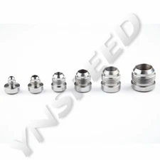 Aluminum Weld On Bung Fitting Adapter Round Base -4AN 6AN 8AN 10AN 12AN 16AN 20