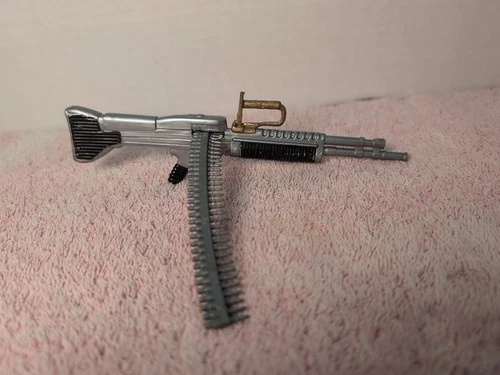 Vintage 1964 G I Joe Heavy Weapons Machine Gun HASBRO With Bullets! Nice!