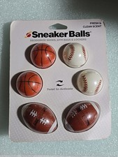 Sneaker Balls Sports Shoe Freshener Deodorizer: Basketball, Baseball, Football