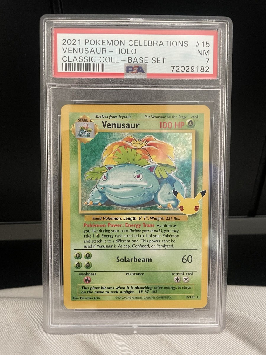 Venusaur ポケモンカード #15/102 Venusaur 15/102 Celebrations: Classic Collection Holo for