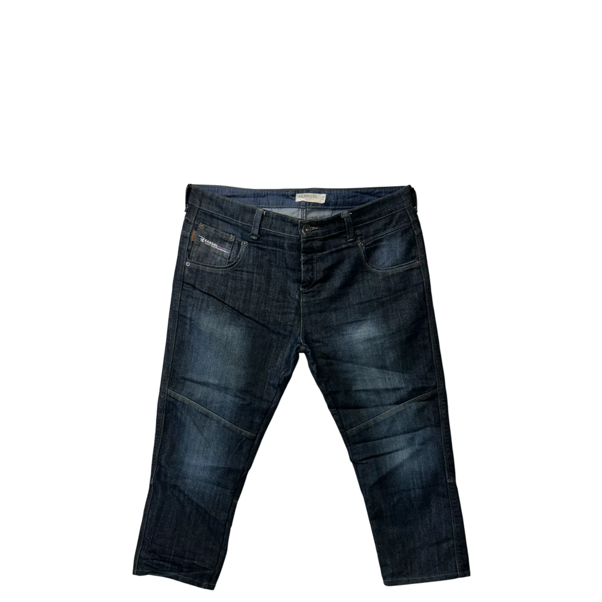 Jean Kangol Délavé Bleu Pour Homme – Coupe Tapered, Taille 36, Longueur 32, Occasion Très Bon état