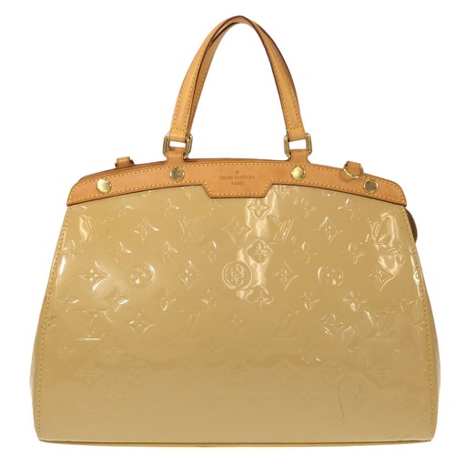 LOUIS VUITTON Boumm Handbag Dune Patent Leather