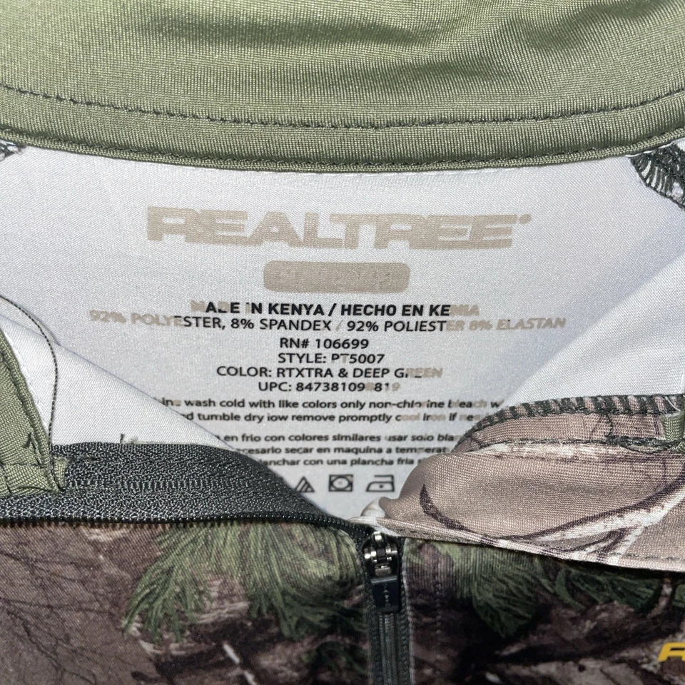 Realtree Mens Camo Shirt Size Large Brown Green Athleisure Hunting Outdoors - Image 2 of 4