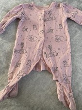 Disney Baby at George Baby Grow Size 0-3 Months, 56-62 Cm. Good Cond.See Photos.
