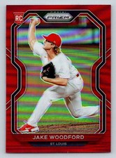 2021 Panini Prizm Prizms Red #101 Jake Woodford (ref 199299)