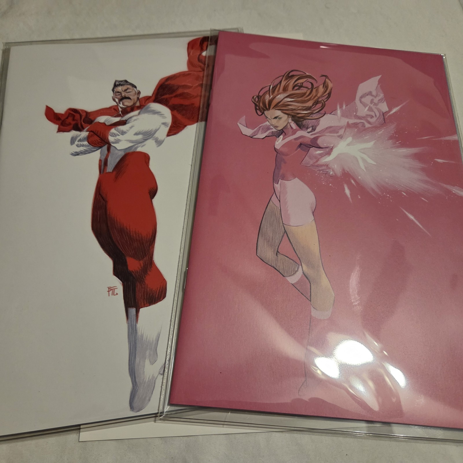Invincible #1 Virgin Variant Set  Megacon-C2E2 Exclusive W/COA LTD Image 🔥 💎