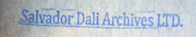 SALVADOR DALÍ CERTIFICADO DE AUTENTICIDAD pintura arte dibujo original papel vintage firmado estampado Foto 4 de 4