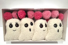 Halloween Ghost Pink Pom Poms Garland Decor 6FT