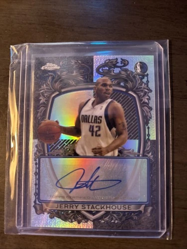 2025 Topps Chrome Jerry Stackhouse Signature Style (RAW)