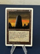 MTG - Magic The Gathering - Basalt Monolith - Unlimited -  LP/EX!