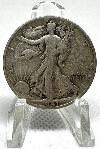 Photo of a 1941-S Walking Liberty Half Dollar from an eBay listing that sold on Jul 17, 2026