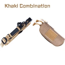 Tactical Glasses Case And 2 Point Rifle Gun Sling Multi-Purpose Rope Combination
