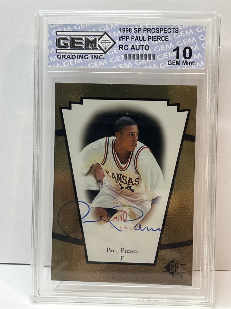 Paul Pierce Basketball Autographed Sports Trading Cards