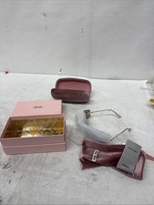 NIB Miu Miu Glasses w/ Clear Demo Lenses w/Velvet Hardcase  Cleaning Wipe