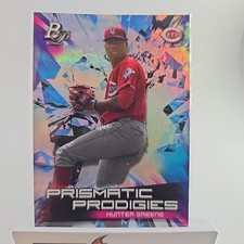 2019 Bowman Platinum - Prismatic Prodigies Hunter Greene #PPP-36 (RC) Cincinnati