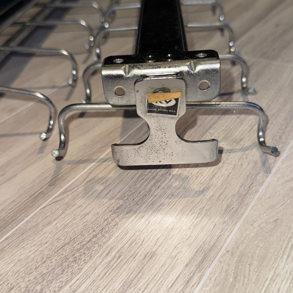 2 X Corbata Deslizante Vintage Knape & Vogt 2 pulgadas x 2,5 pulgadas. x 19,5 pulgadas. Foto 3 de 4