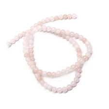 Lot of 5 Strands 4mm Round Blush Pink Aventurine C Grade