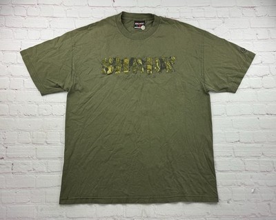 Shady Limited Shirt Mens Small Special Ops Tee Eminem Rap Shirt Green Y2K Grunge