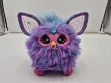 2023 - Hasbro - Furby - Blue Purple Plush Interactive Toy - Tested Working