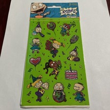 2000 Vintage Rugrats Stickers New Sealed Nickelodeon 2 sheets SANDYLION Viacom
