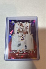2023-24 Panini Contenders Optic - Uniformity Anthony Davis #18 Red Cracked /175