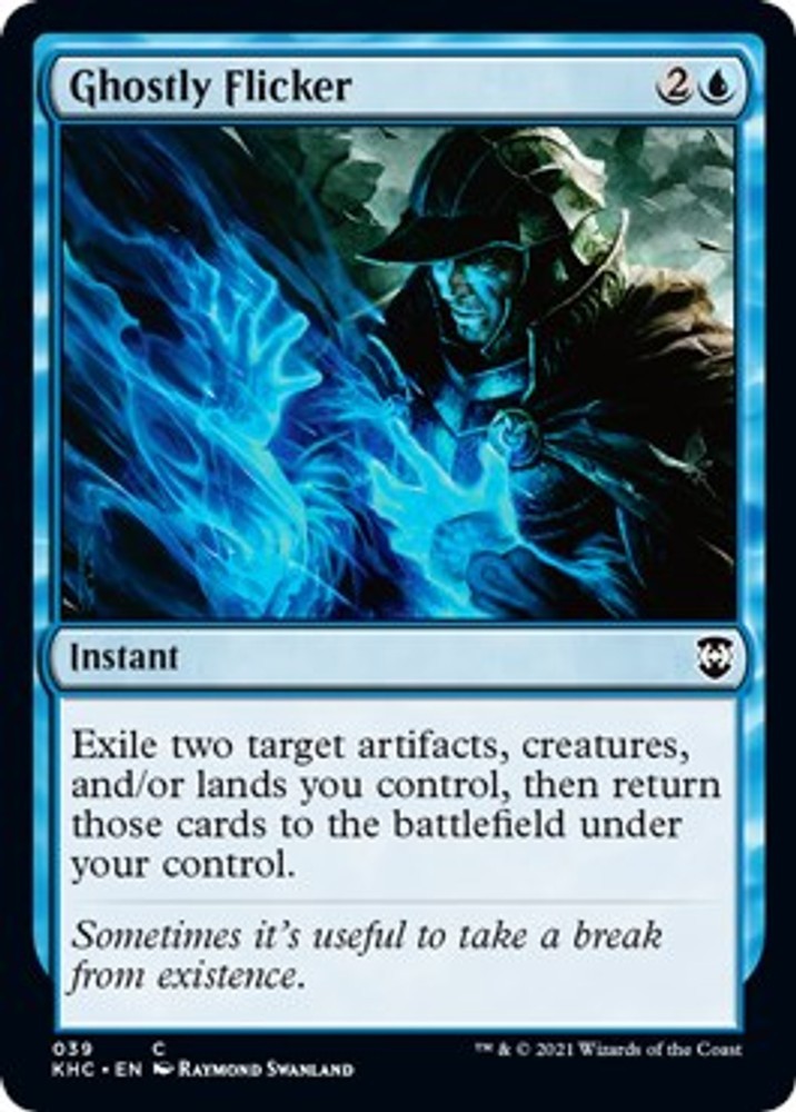 Ghostly Flicker KHC - 39 LP Commander: Kaldheim Magic