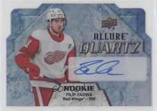 2019-20 Upper Deck Allure Quartz Rookie Blue 4/5 Filip Zadina #AQR-FZ Auto n1u