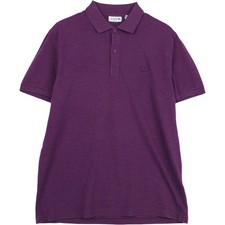 Used Lacoste SLIM FIT short-sleeved polo shirt men's size L approx. 