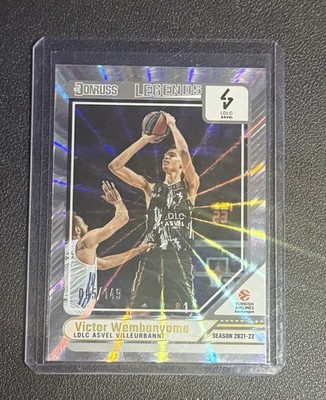 2024-25 Panini Donruss EuroLeague Victor Wembanyama #161 Laser #95/149 Spurs