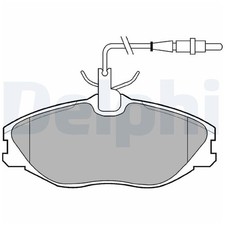Satz Bremsbeläge Bremsklötze vorne für Peugeot 306 7A 406 8B 8C 8E/F | 241517